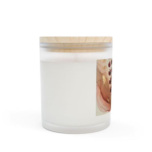Frosted Glass Candle, 11oz