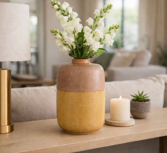 The Tuscan Ochre Glaze Cylinder