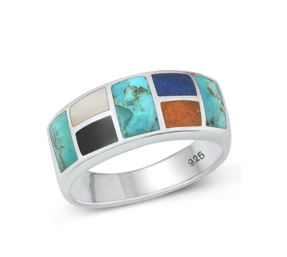 Sterling SIlver Mosaic Ring