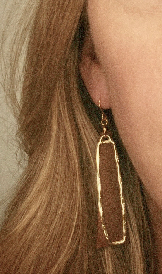 Midnight Bonfire Stacked Leather Drops
