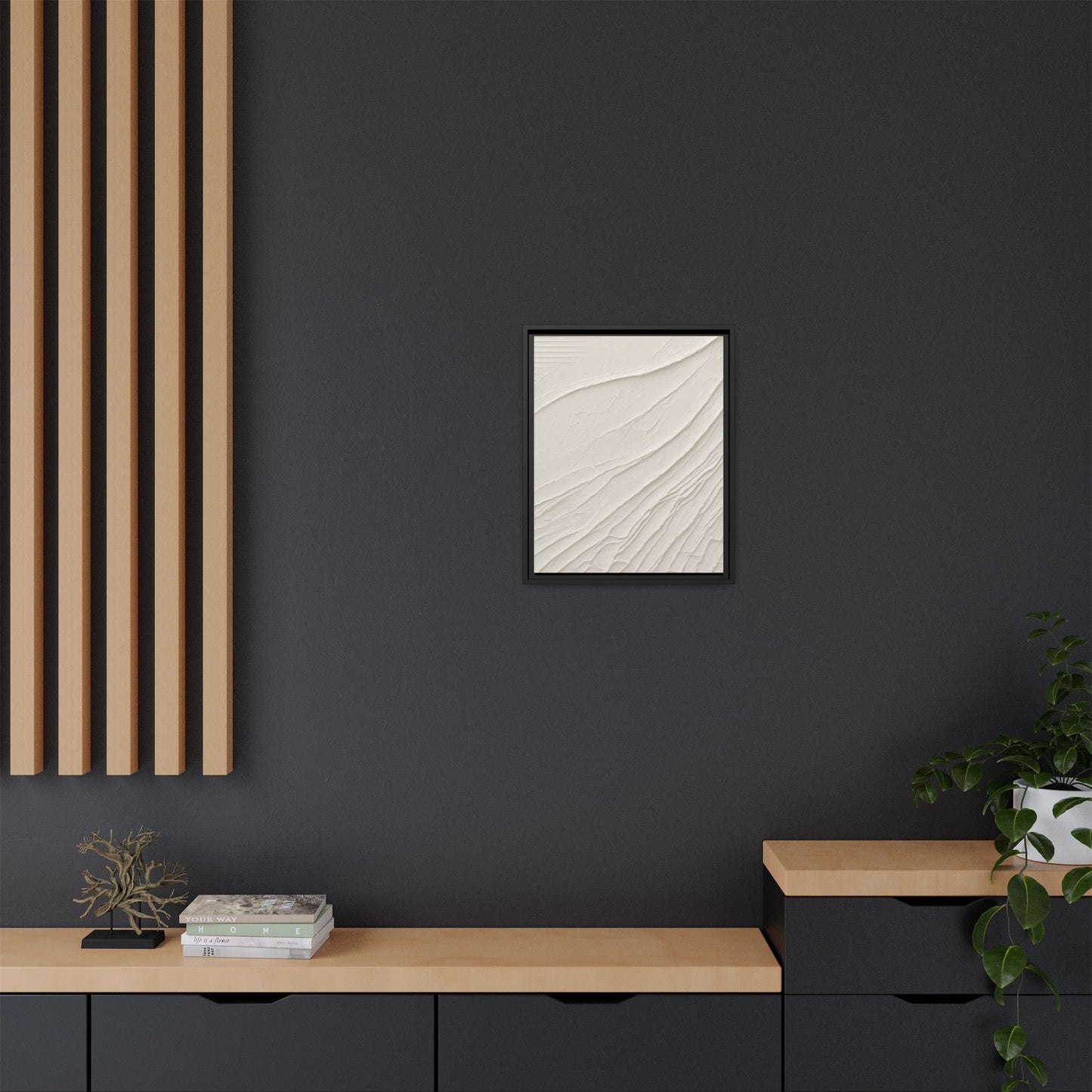 Stucco Textured Canvas Wall Artwork