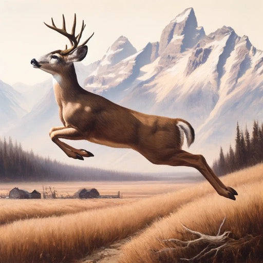 Great Heights Leaping Stag