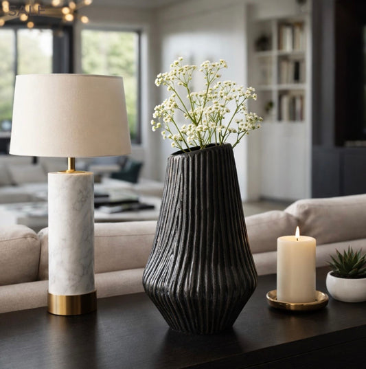 Obsidian Moon Canyon Vase