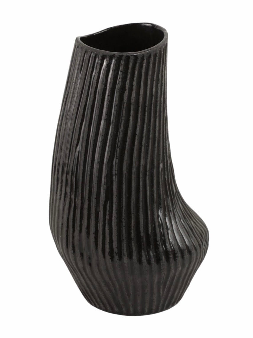 Obsidian Moon Canyon Vase
