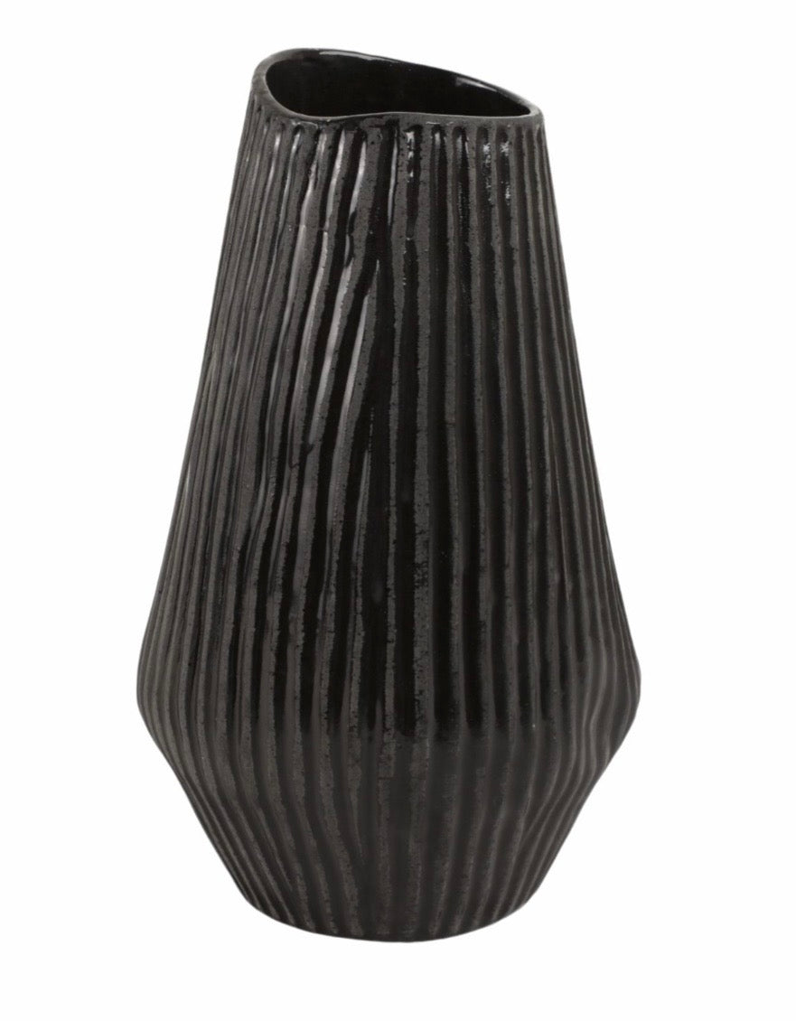 Obsidian Moon Canyon Vase