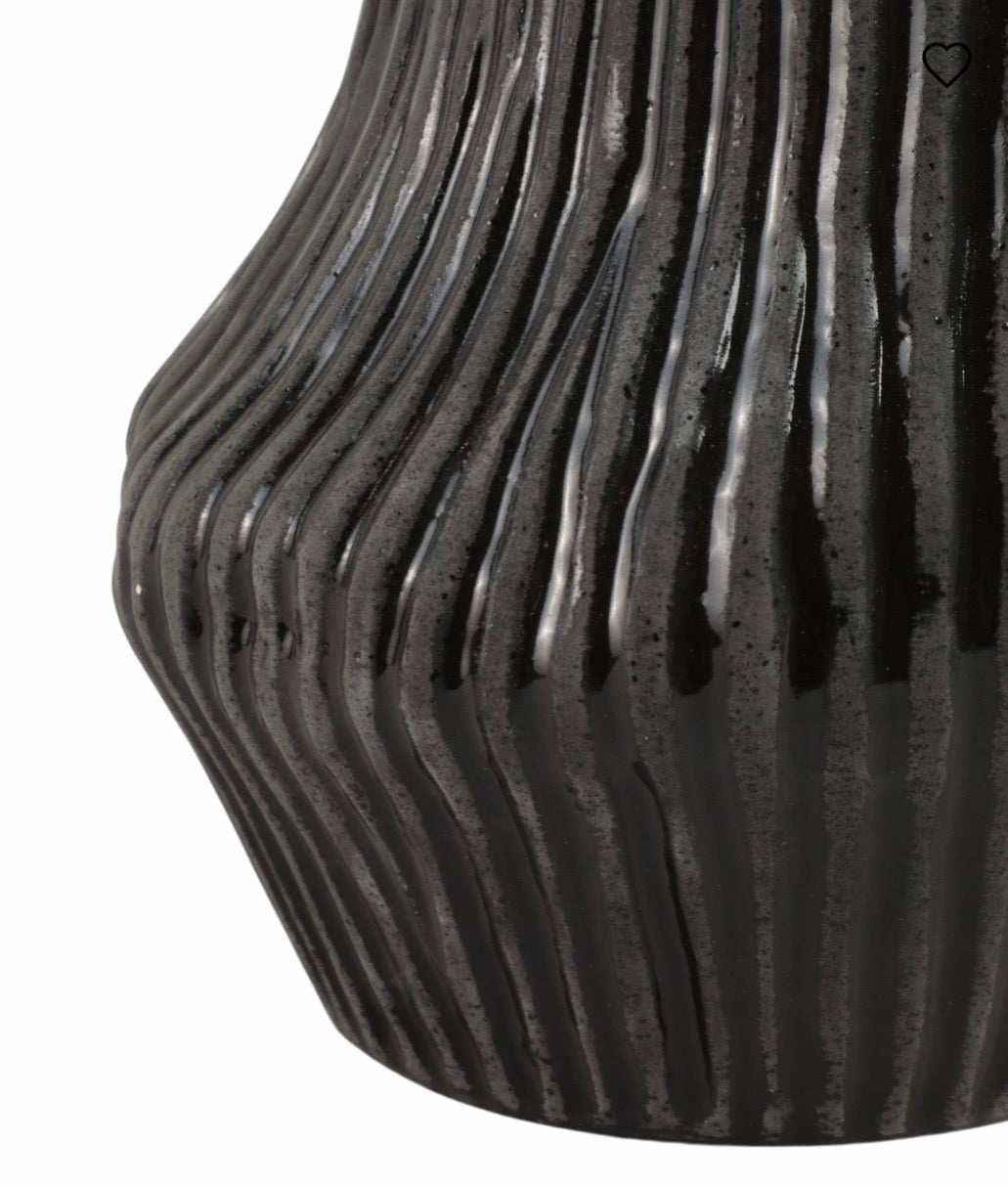 Obsidian Moon Canyon Vase