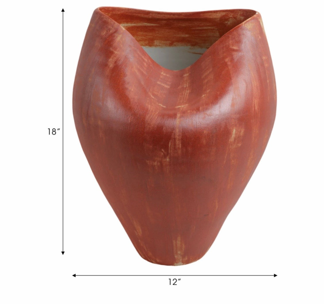 The Sedona Terracotta Pinch Vessel