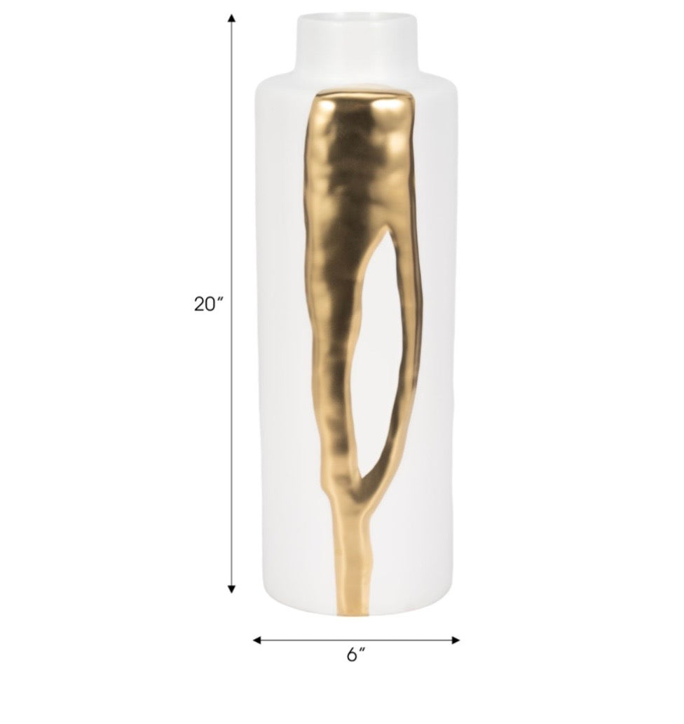 Verona Alabaster Column Vase