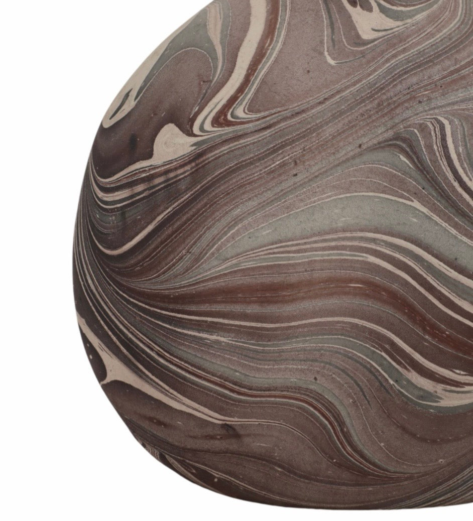 The Siena Swirl Globe Vase