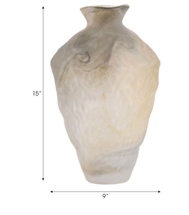 The Ethereal Frosted Vase