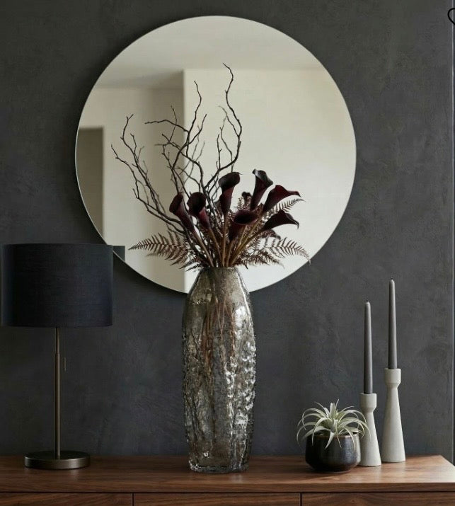 The Tall Organic Textured Glass Vase