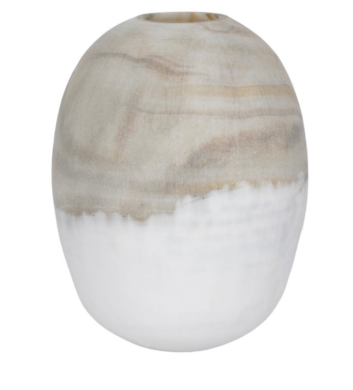 The Driftwood & Marble Dipped Vase