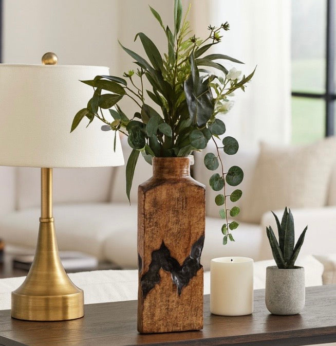 The Rustic Bronze Sculptural Bottle
