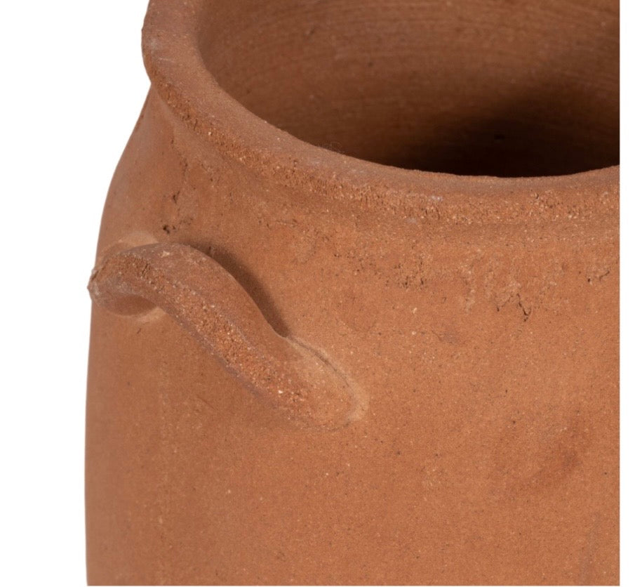 Terracotta Handled Vase