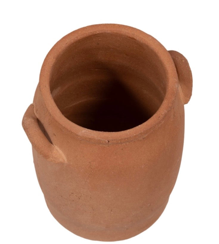 Terracotta Handled Vase