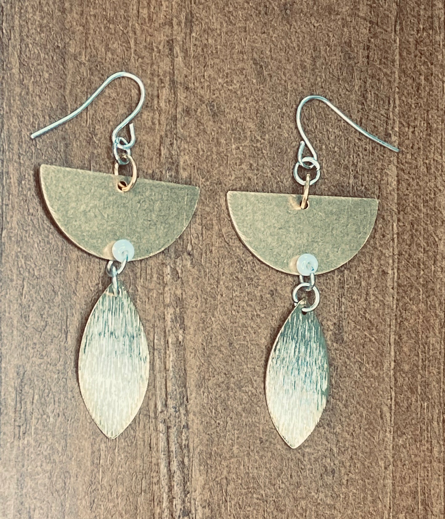 Golden Hour Half-Moon Dangles