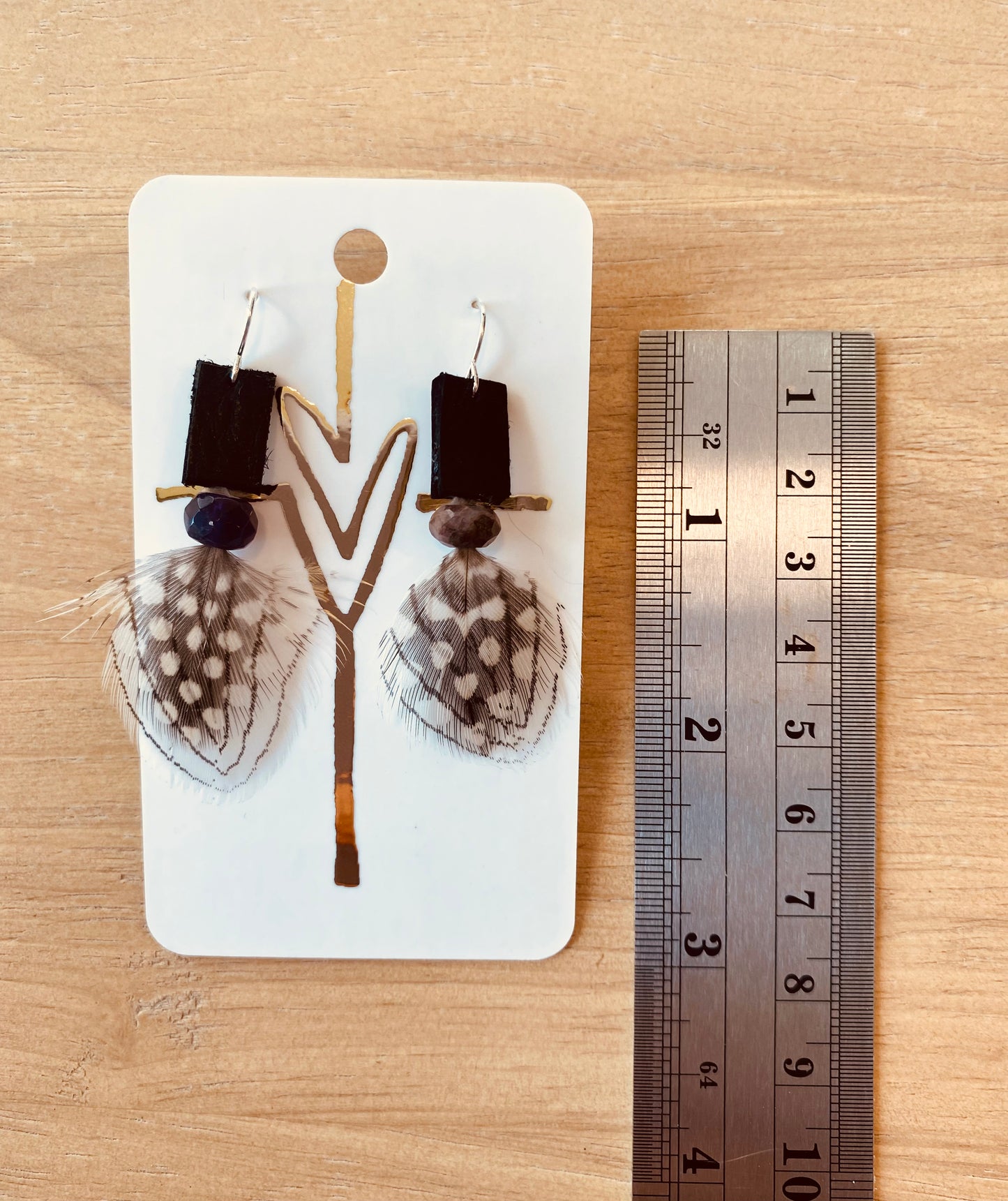 Feather & Leather Earrings