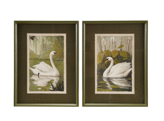 Verona Serenade Swan Print Set