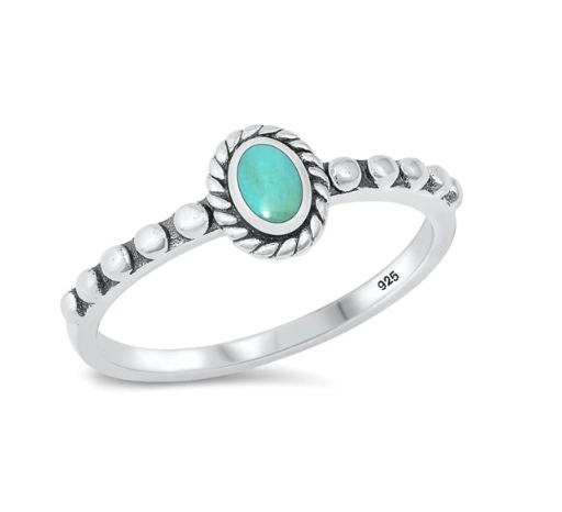 Sterling Silver Turquoise Ring