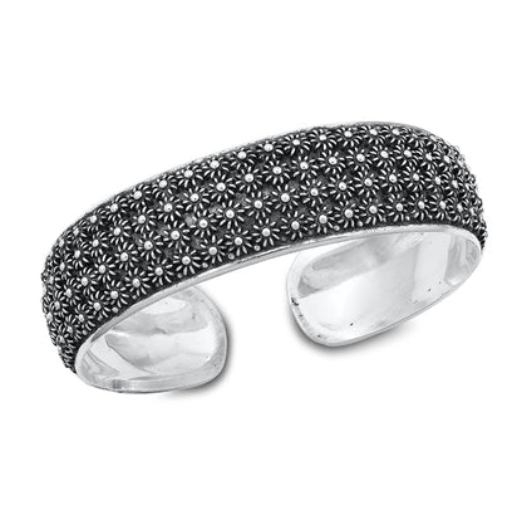 Sterling Silver Sun Bangle