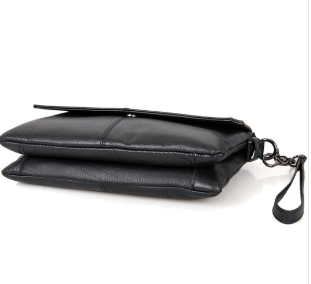 Il Duomo Pebbled Leather Crossbody Messenger