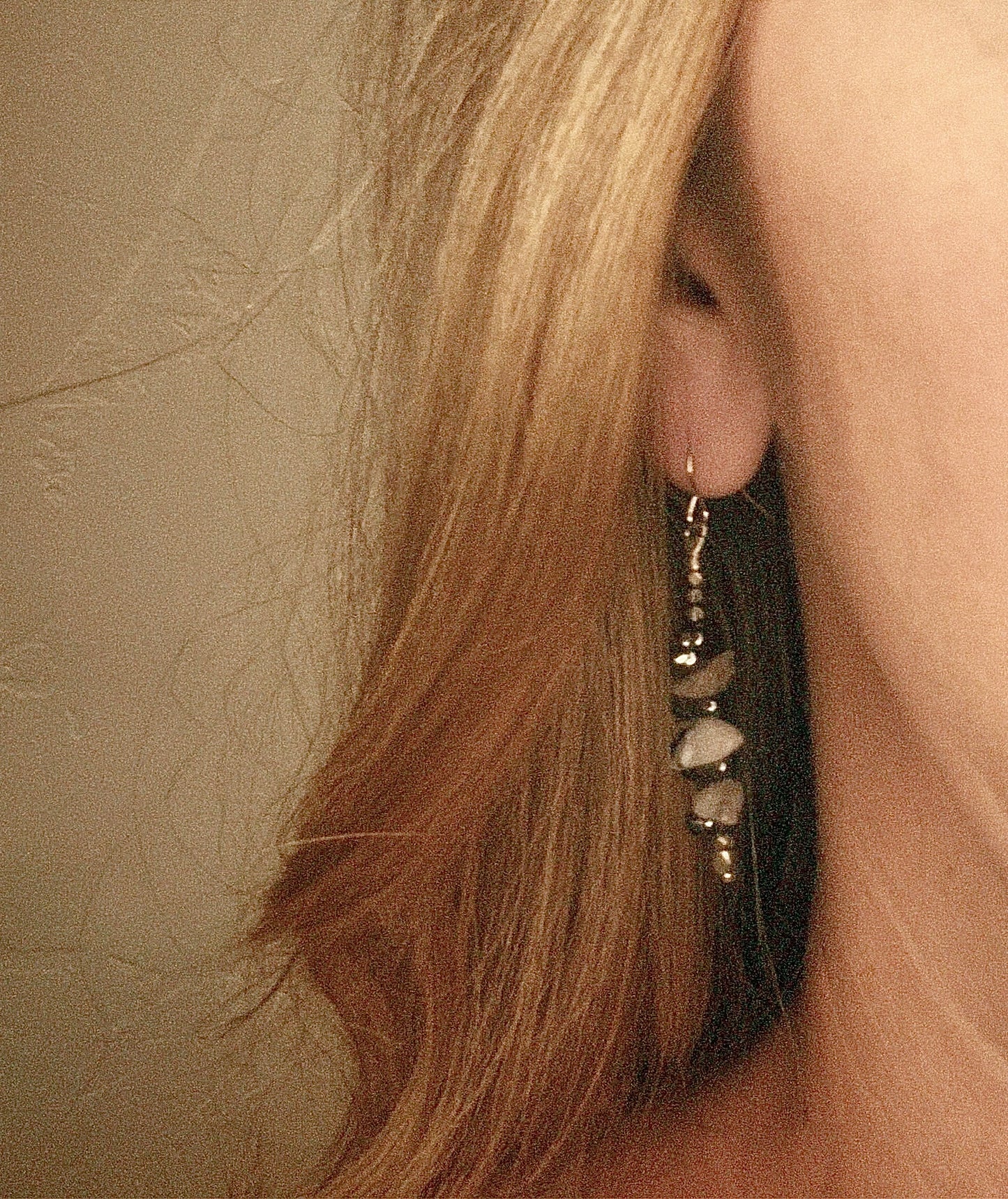 Moonlit Quartz  Dangles