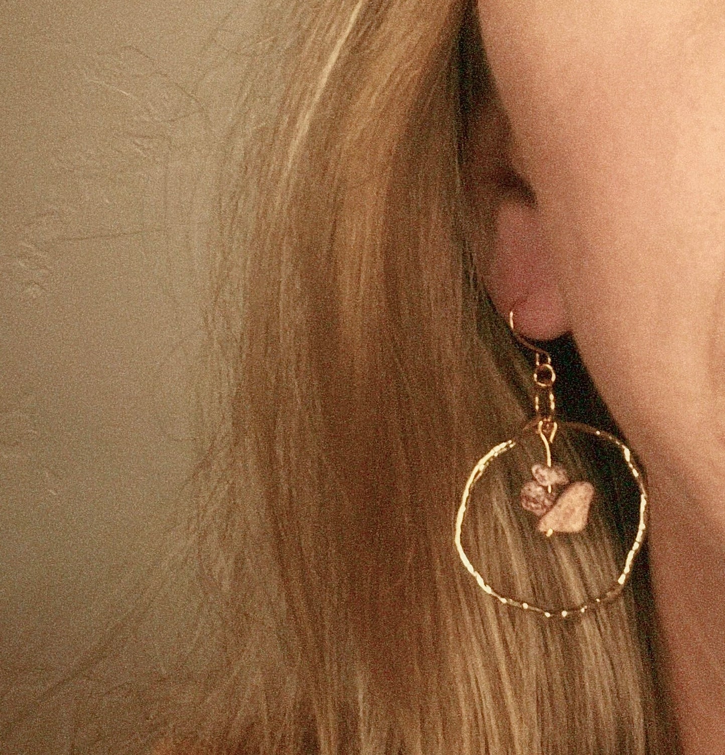 Harvest Moon Gold Hoops