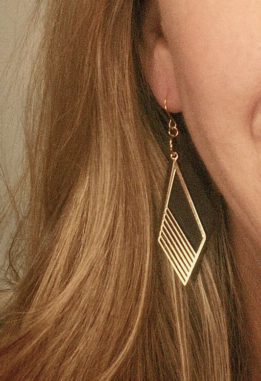 Art Deco Diamond Dangles