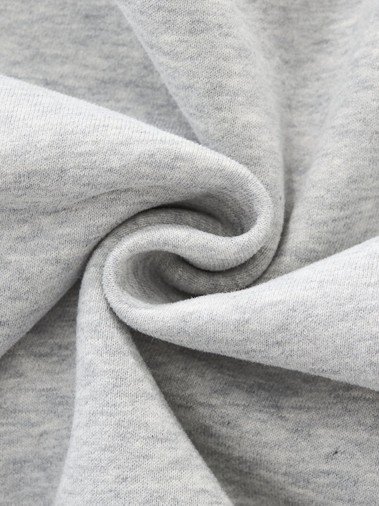 Essential Floral Fleece Mock-Neck Crew Sweatshirt
